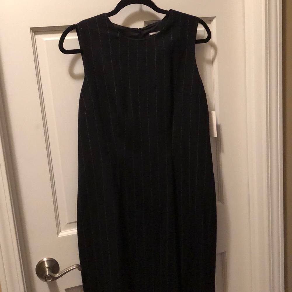 Amanda Smith • Black Pin Striped Dress